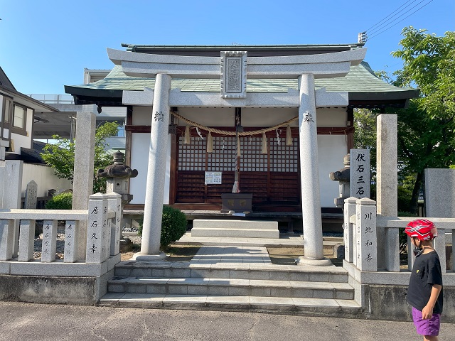 居石神社－伏石三石神社の第三社